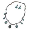 Binghua Zirconium Heavy Industry High-End Jewelry Necklace, Luxury Light Luxury High-End Necklace Earrings
