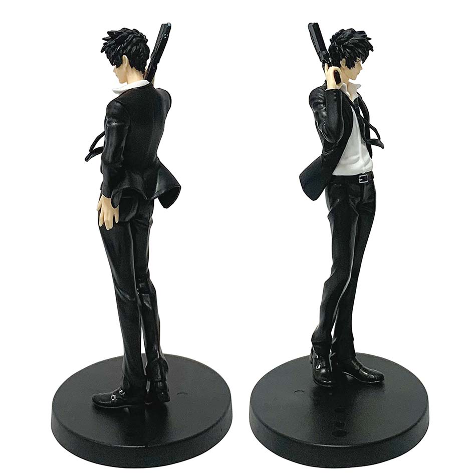 18cm Psycho-Pass Makishima Shogo Anime Figure Parade Kougami Shinya Action Figure Kagari Shuusei Figurine Model Doll Toy