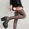 Retro Jacquard Suspender Stockings Sexy And Innocent Irregular Ripped Pantyhose Y2K Dopamine