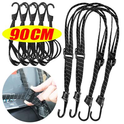 Telescopic Elastic Rope Fixed Motorcycle Helmet with Luggage Storage Multifunctional Accessories 60/90CM with Hook Luggage