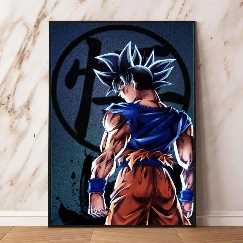 Anime Canvas Painting Print Picture Goku Vegeta Hd Poster Children's Bedroom Decoration Wall Art Home Prints Gifts
