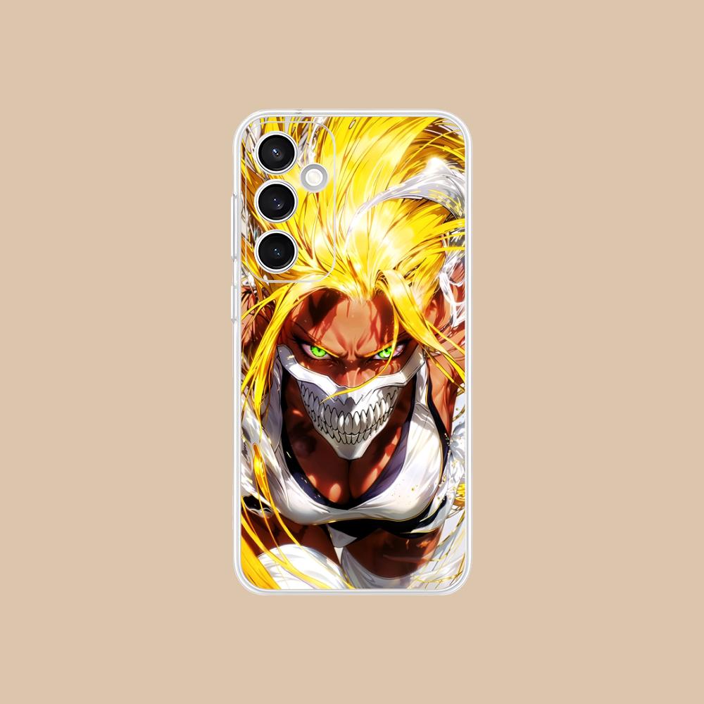 Bleach Tier Harribel Cell Phone Case for Samsung Galaxy S25 S24 S23 S22 S21Plus FE Ultra Clear Colorful Cover Pretty Cover