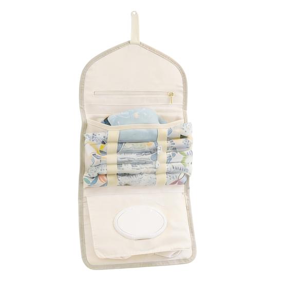 Сумка-органайзер для путешествий во время месячных для женщин No-Panic, подвесная сумка для тампонов, косметичка для месячных с подвесным крючком, органайзер для прокладок и влажных салфеток для путешествий, школы, работы