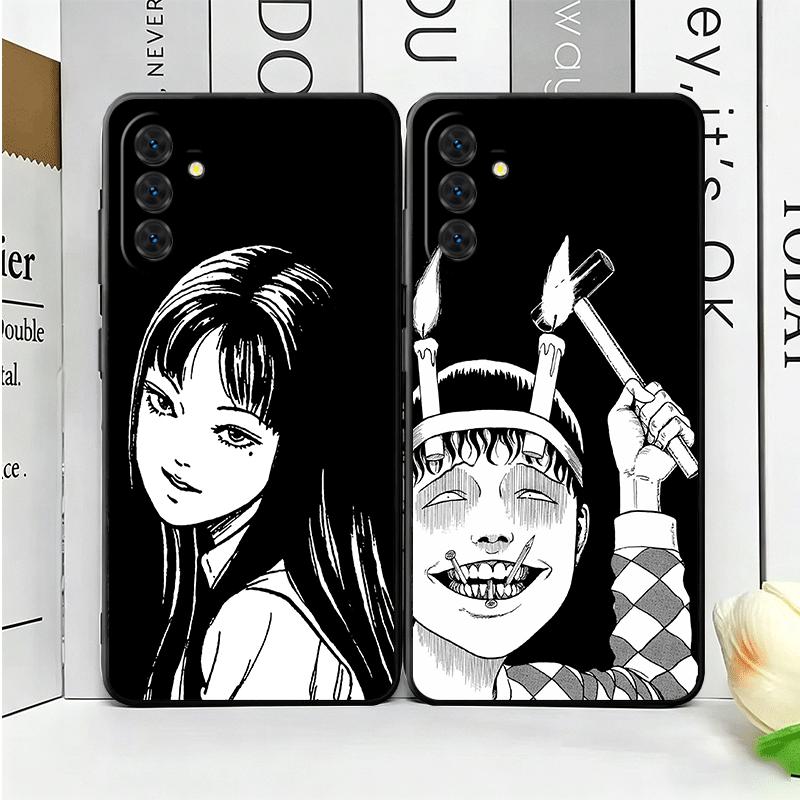 Japanese Horror Anime Soft Phone Case for Samsung A17 A37 A57 A16 A26 A36 A56 A15 A25 A35 A55 A14 A24 A34 A54 A13 A23 A33 A53 A5