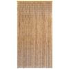 VidaXL Rideau de porte contre insectes Bambou 120 x 220 cm