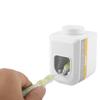 Wall Mounted Toothpaste Dispenser Automatic Squeezer Toothpaste Holder Home Bathroom (White)