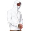 Fashion Men's Sportswear Hooded Long Sleeve Fleece Sweater European and American Men's Mask Sweater