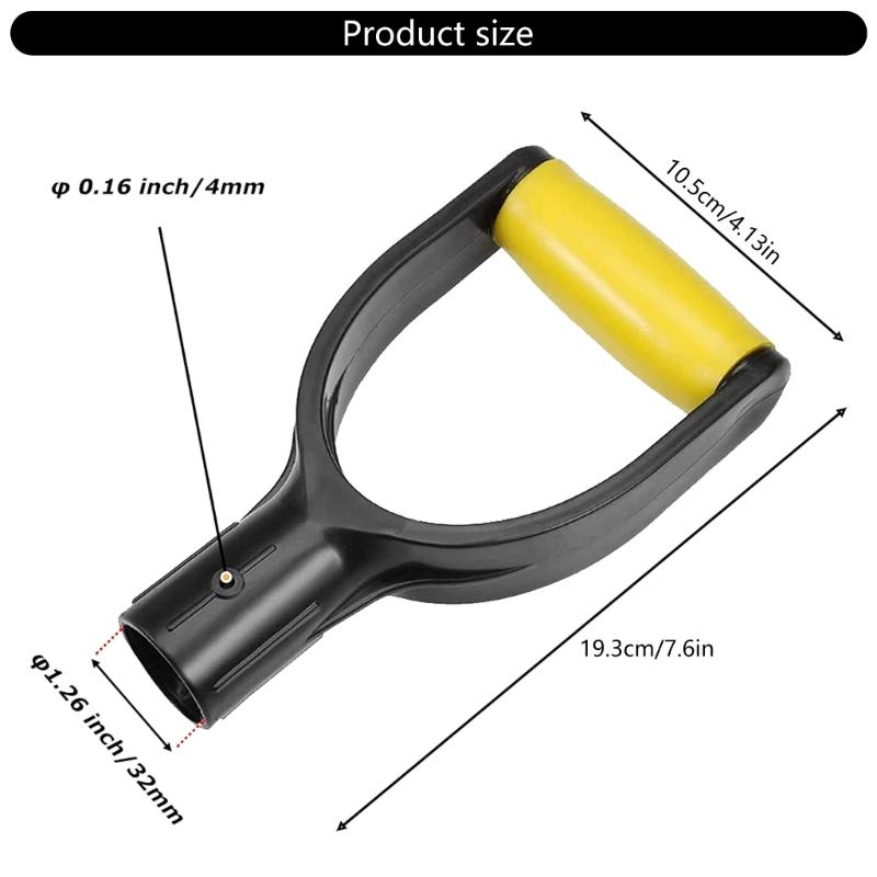 Reliable Shovel Handle with Superior Grip & Durability Heavy Duty Shovel Handle Ergonomic Grip for Outdoor & Home Use