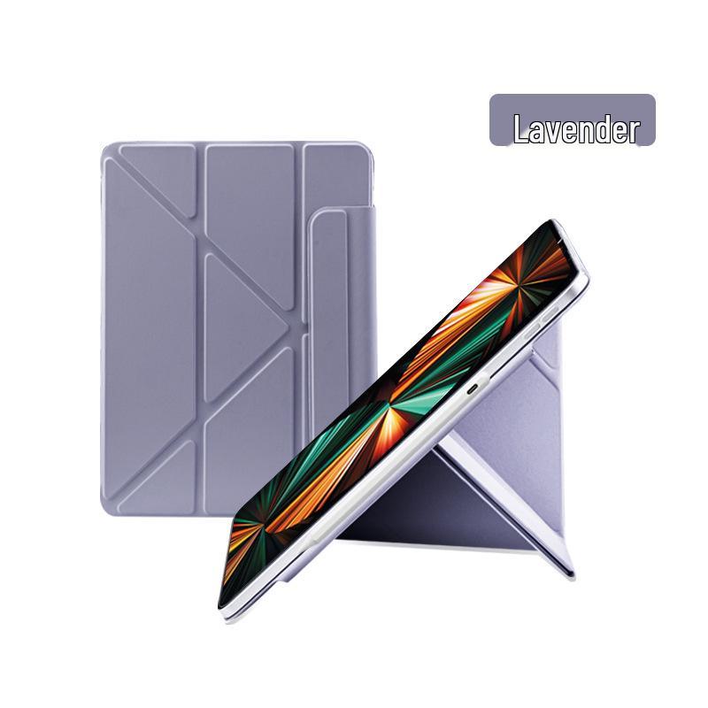 iPad 2024 Pro 11-inch Air 4/5 Magnetic Protective Case with Vertical/Horizontal Stand and Adjustable Pen Slot