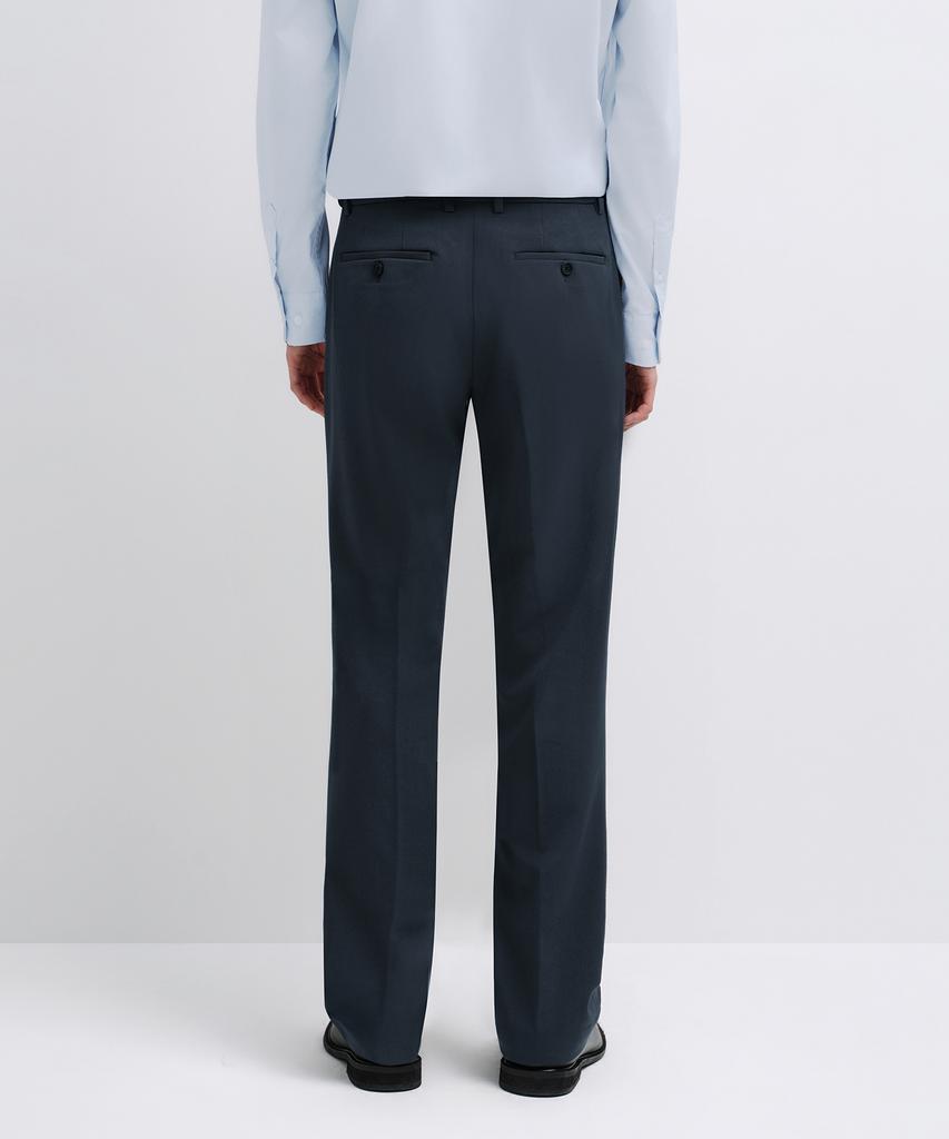 MUSINSA STANDARD Semi-Wide Hidden Banding Slacks [Iron Gray]