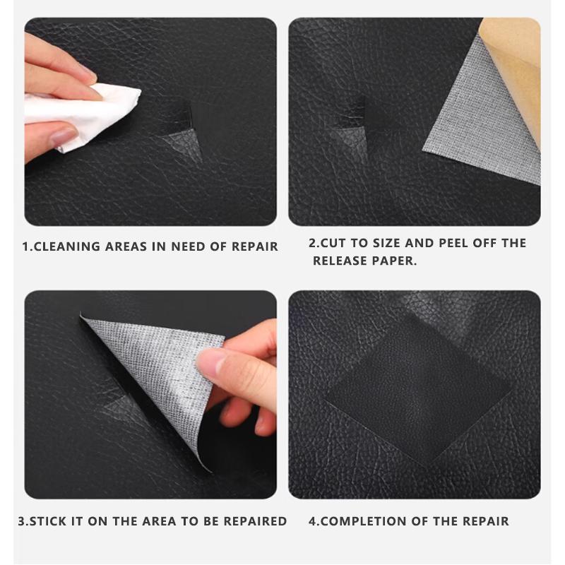 20x30cm Selbstklebende Litschi Kunstleder Patches Große Multicolor PU Sofa Loch Reparatur Auto Aufkleber Dekoration Wasserdicht