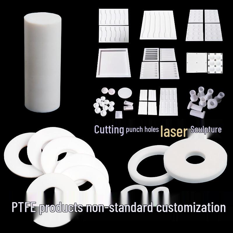 White High-Temperature Resistant PTFE Plastic Rod