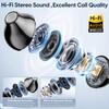 AI Clip on Earbuds Wireless Bluetooth 5.4 Earphones, Open Ear Headphones with Mic, 40H Play, Waterproof Design, 4g Ultra-Lightweight Sports Ear Clip