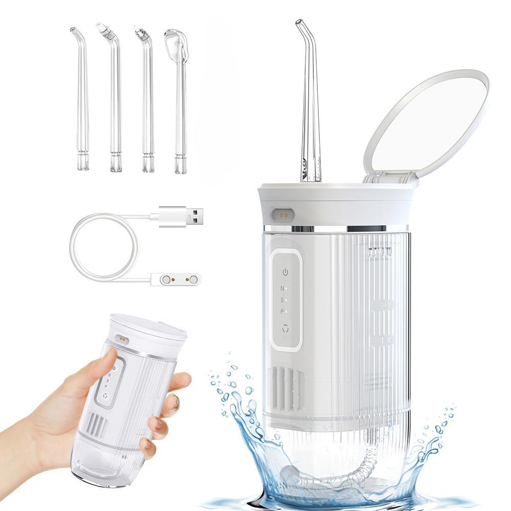 

2024 Visal ирригатор для полости рта, 3 режима, зубная нить, USB перезаряжаемый очиститель зубов, 200 мл, портативный ирригатор для воды для мужчин и женщин, подарок