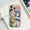 Anime Bocchi The Rock For IPhone 17 16 15 11 12 13 14 Pro Max Plus Pro Corrugated Translucent Back Phone Cover