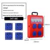 Compact Industrial Power Strip with RCD and Display for Construction Sites