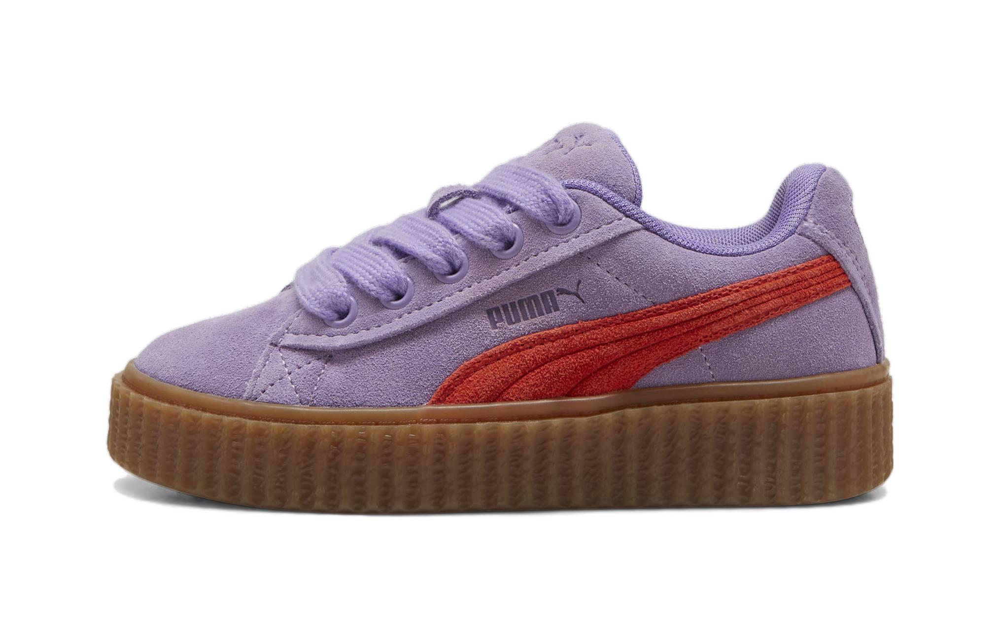 Puma Fenty X Creeper Phatty Little Kid  Lavender Burnt Red  396830-03 30