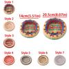 Soft Touch Hamster Round Plush Bed Thickened Fabric Bunny Warm Bed Pad  Home Decor