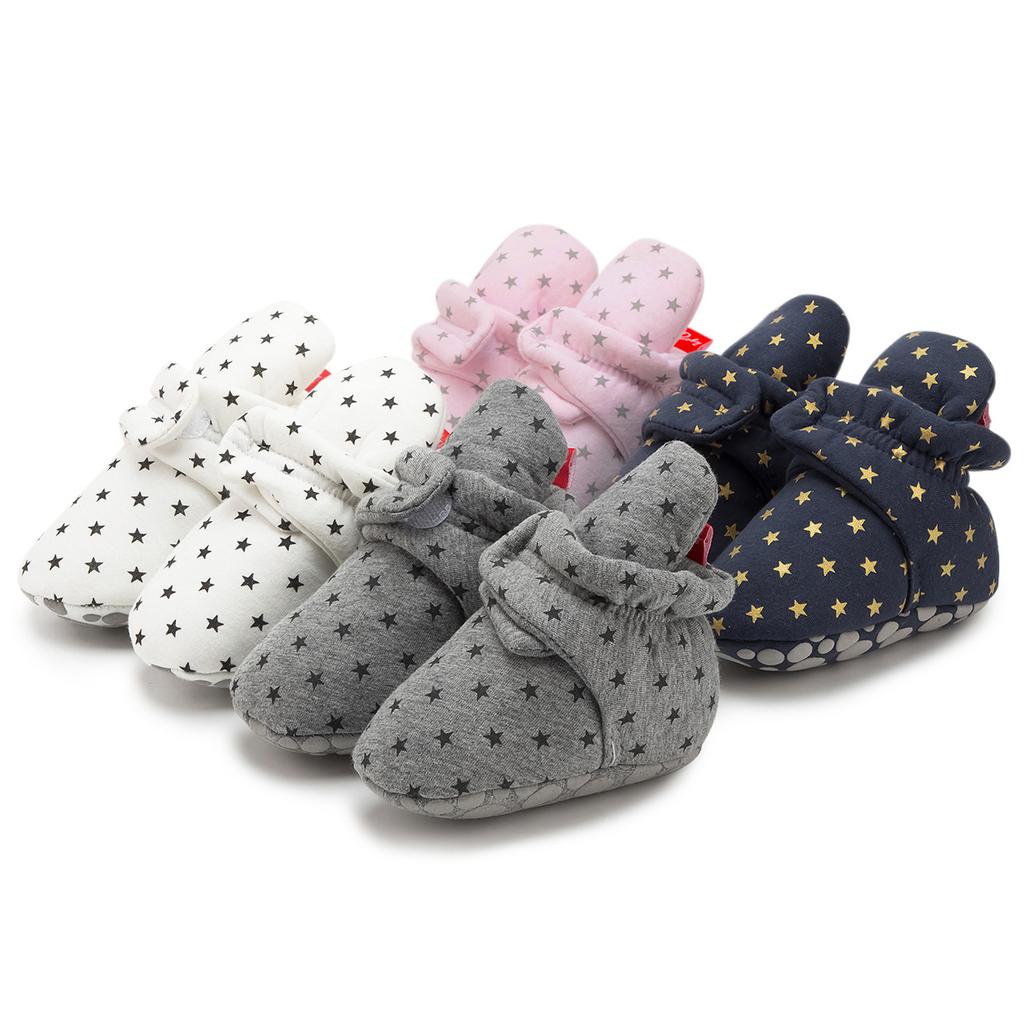 Foreign Trade Hot Model 0-1 Year Old Baby New Baby Cotton Shoes Baby Non-falling Shoes Toddler