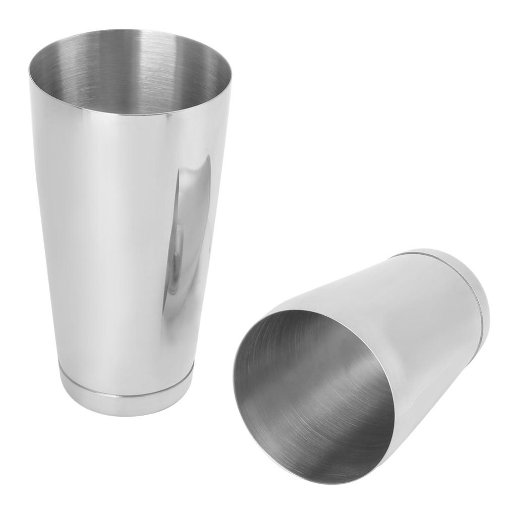 Bar Tool Stainless Steel Boston Shaker Cocktail Shaker Set Cocktail Tin Bartender BarwareSilver