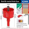 1Pcs(15-45Mm) Bi-Metal Hole Saw Single Size With Drill Spring Pvc Iron Wood Drilling Opener For Home Renovation