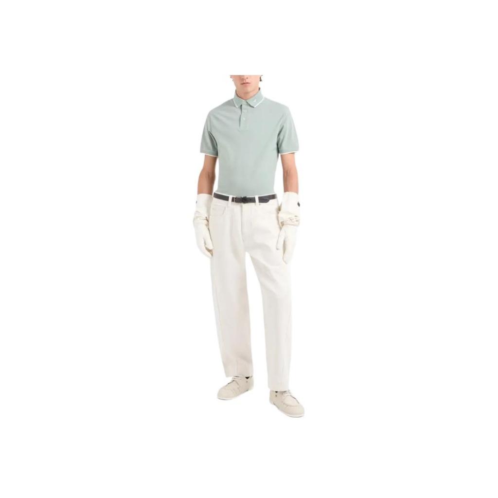 Emporio Armani Logo Polo Shirt Men tops Light-Green 6D1F65-1JTKZ-06B4
