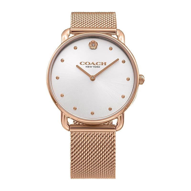 

[coach] watch Watch ELLIOT Elliot stainless steel mineral glass quartz Quartz Daily life waterproof 14504209 ladies pink gold [product]
