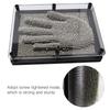 Silver Handprint Toy Metal Three Dimensional Toy Needle Toy  Office Desk Decoration
