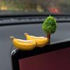 2Pcs/3Pcs/4Pcs Natural Fresh Odorless Large Green Fortune Wishing Tree Car Ornament Auto Interior Console Decor