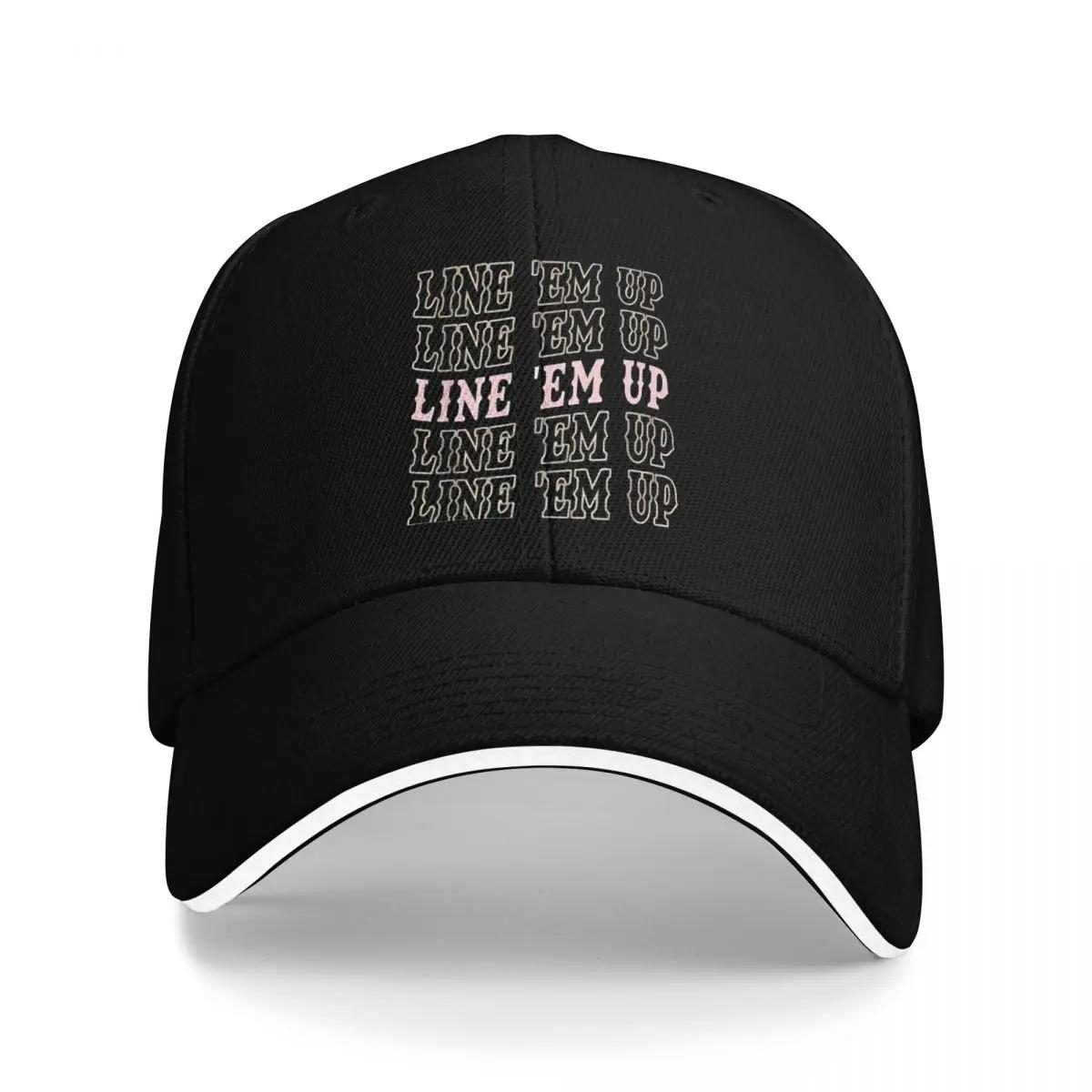 

Line Em Up Cute Wallen Country Music Hat Cap Unisex Caps For Unisex Baseball Cap For Unisex One Size