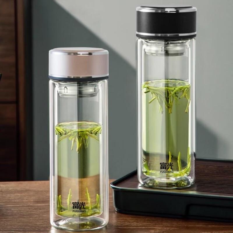 Fuguan Shangyue Double-Layer Glass Cup