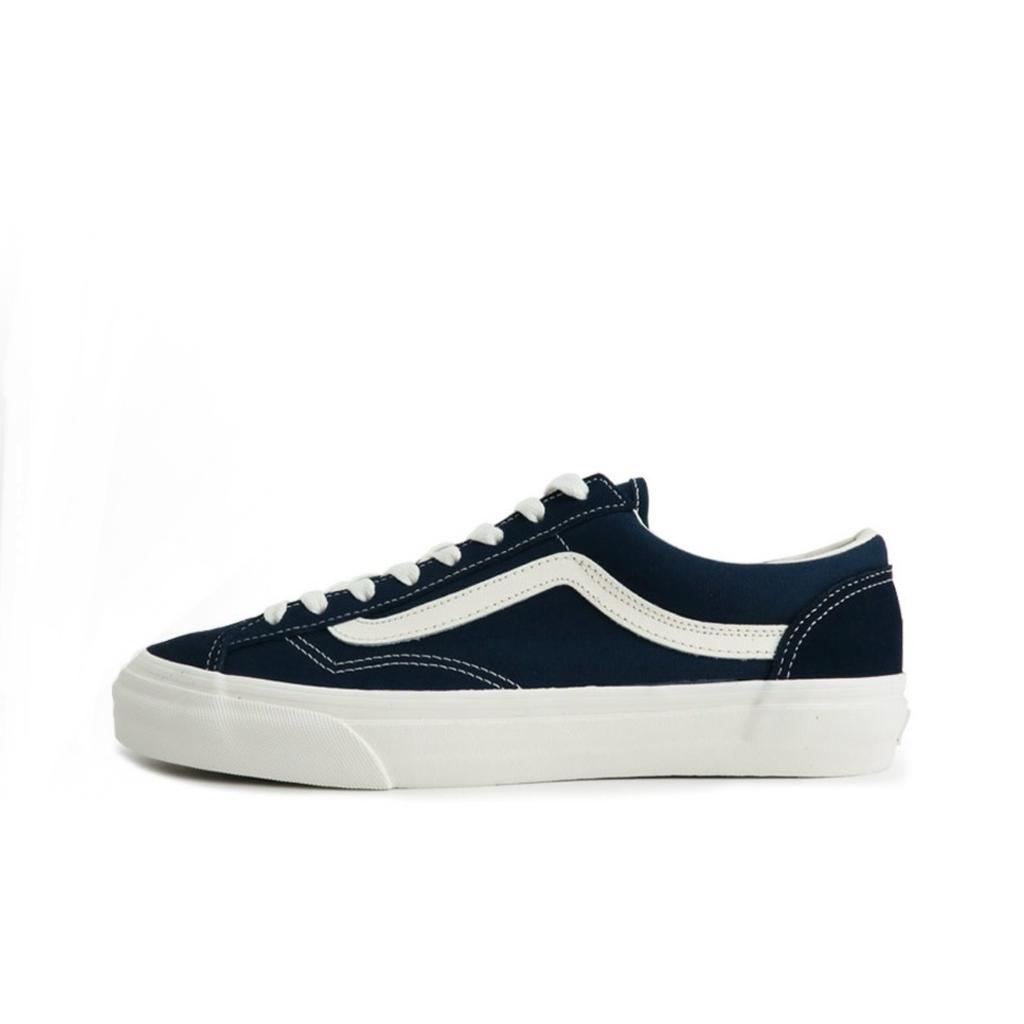 Vans Style 36 Abrasion Resistant Low top Skateboard Shoes Unisex Blue VN0A3DZ3RFL(Team613-)