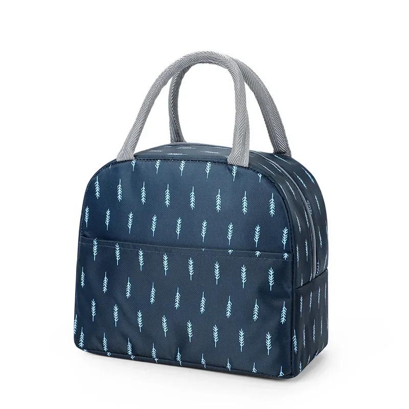 Portable Food Storage Thermal Food Bag for Women and Kid, Lunch Box for Picnic and Travel, Lunch Bag with Handle Insulation