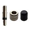 6/12Pcs Germany Type Bikes Valves Stem Cores with Caps Cycling Part Reliable