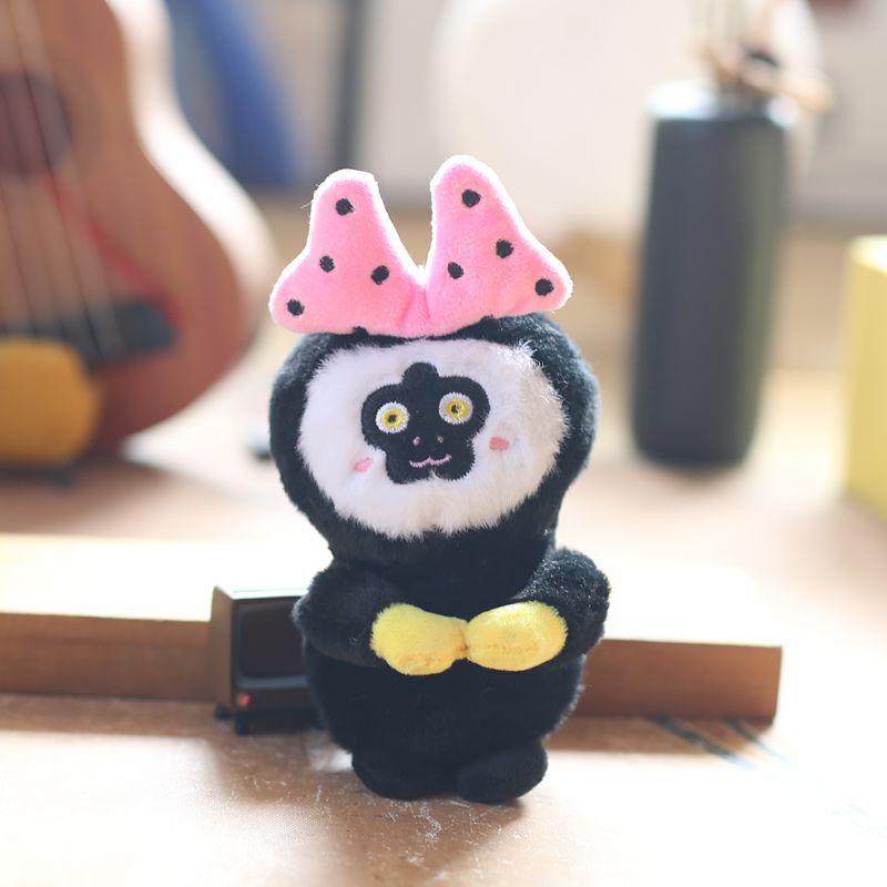 

Милая обезьянка с белым лицом, маленькая подвеска, плюшевая игрушка, кукла, сумка, подвесной брелок, тряпичная кукла, кукла 13 cm.