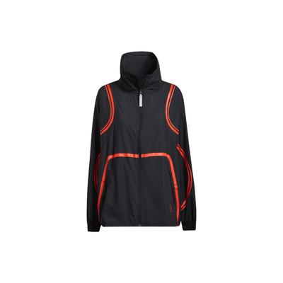X Stella McCartney Color Block Striped Breathable Running Jacket Women Jacket Black HD9120