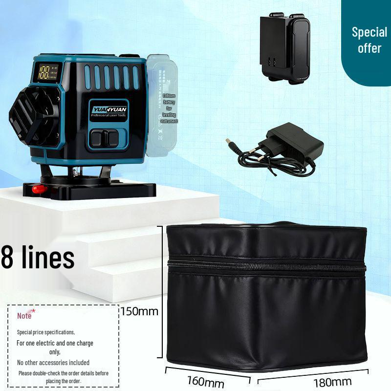 Cross New 16-Line Multifunctional Rotating Laser Level with Infrared Technology