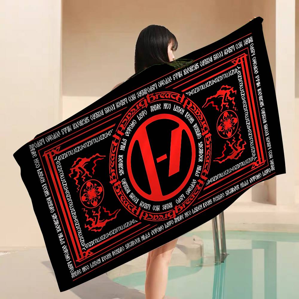 Twenty One Pilot Microfiber Blanket Quick Drying Beach Towels Oversized Printing Super Absorbent Pool Towel Blanket