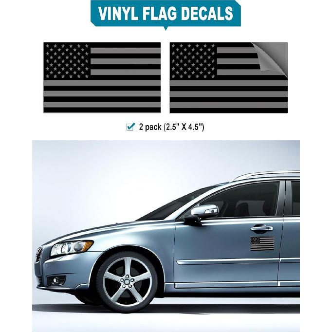 American Flag License Plate For Front Bumper, Black Aluminum Car Tag Frame Cover With 3D Embossed USA Flag Pattern, With Screws, Metal Decals
