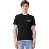 Fendi T-Shirts Men's Black Crew Neck Moderate Straight Fit FY0936A9RLF0QA1