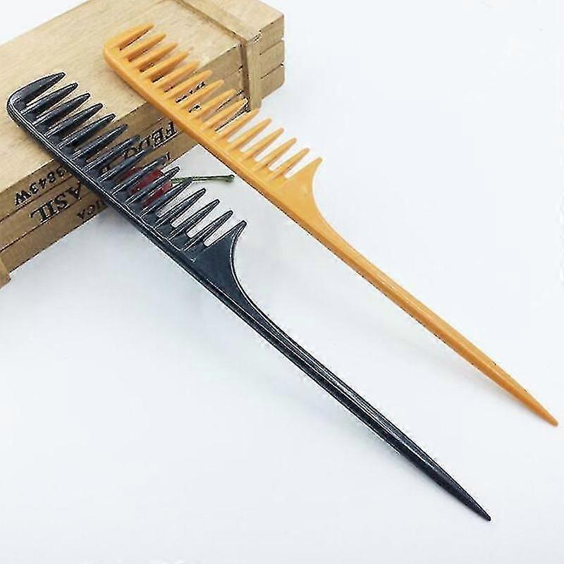 Hairdressing Comb Hair Dyeing Comb Tip Tail Wide Tooth Detangling Hair Brush Hair Coloring Barber Combs Salon Hair Styling Tools