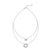 Round Necklace Light Luxury High Sense Diamond Pendant Women's Fashion Simple Design Sense Collarbone Chain