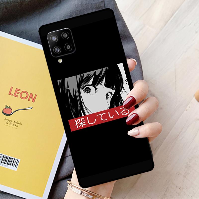 Sad Japanese Anime Aesthetic For Samsung Galaxy A54 A14 A16 A26 A36 A56 A22 A32 A52 A55 A35 A05 A06 A15 A53 A33 A13 Case