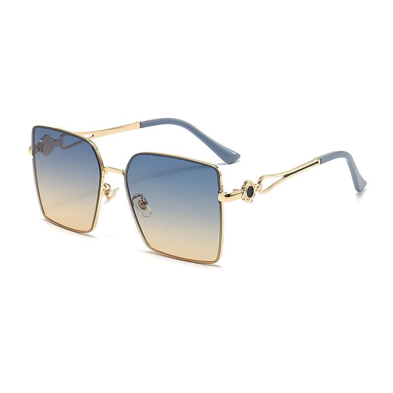 Stylish Stryle Square Frame Sunglasses For Women Summer Outdoor Protection Sun