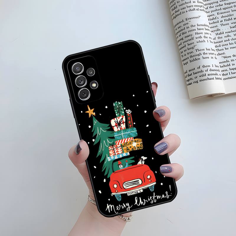 Christmas Gift Santa Claus Phone Case Funda For Samsung S20 Lite S22 S30 Ultra S21 Fe S9 S10 E Plus Shockproof Back Cover