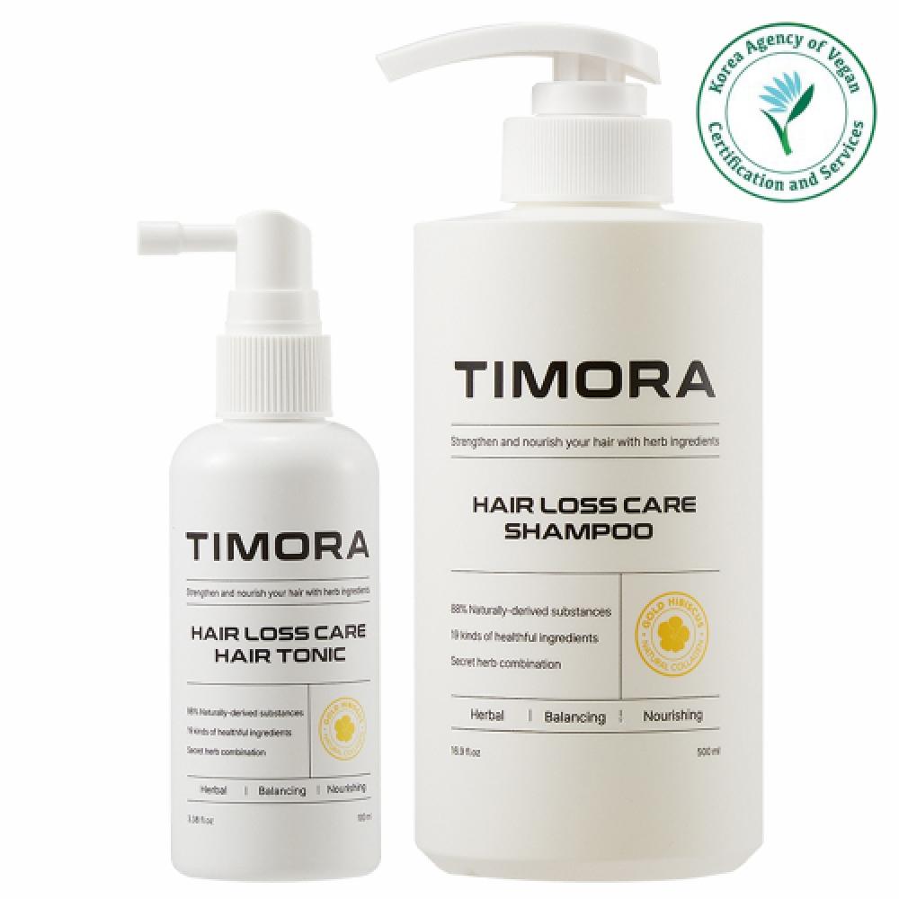 Timora Gold Hibiscus Hair Loss Relief Shampoo 1 Hair Tonic 1 Set NONE