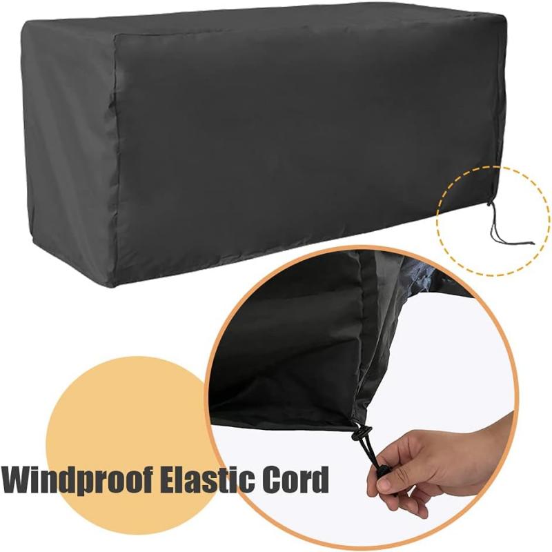 Strapazierfähige wasserdichte Abdeckung für Gartenmöbel, 210D Oxford Outdoor Deckbox Staubdicht & Schneesicherer Schutz für Tisch