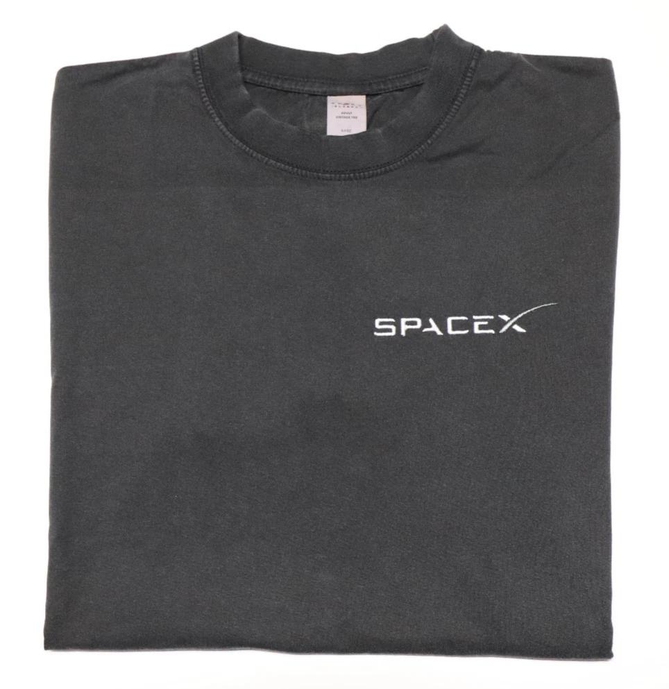 Space X Vintage Faded Tee - Space Exploration SpaceX - Elo Musk Tee Starship S