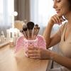 Plastic Angel Wings Pen Holder Stable Makeup Brush Holder Multi-functional Desk Organizer  Bedroom