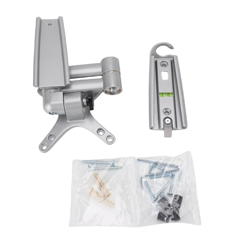 Displayarm Stor Skärm Väggmonterad TV Aluminiumlegering Stor Lastbärande 30in L04 Silvergrå